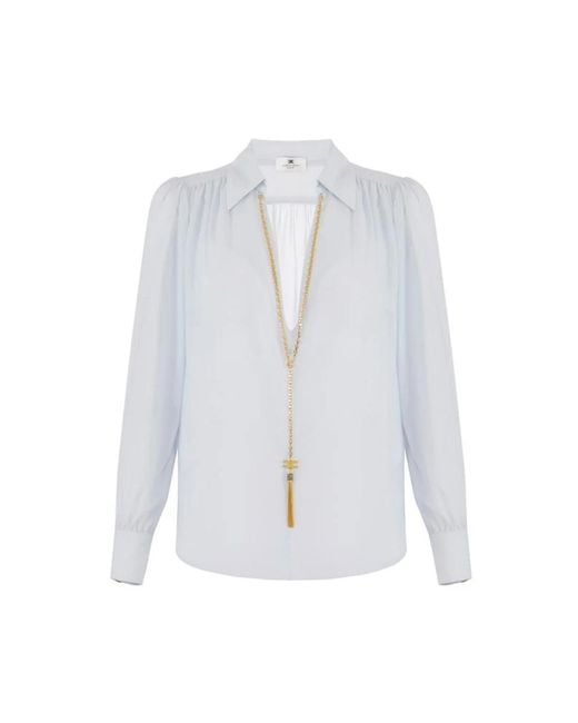 Elisabetta Franchi White Blouses