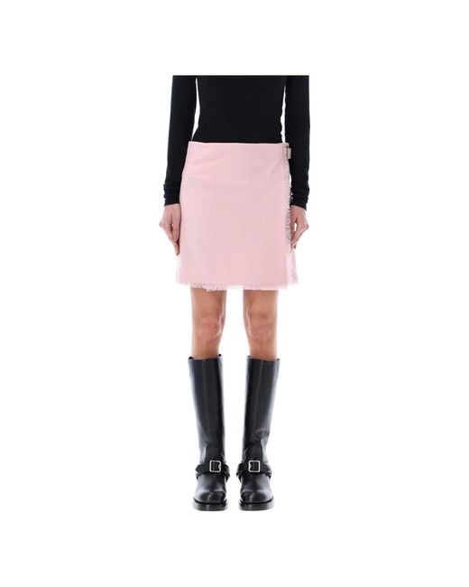 Burberry Pink Short Skirts