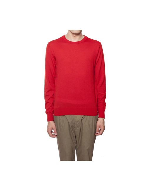 Knitwear > round-neck knitwear AMI pour homme en coloris Red