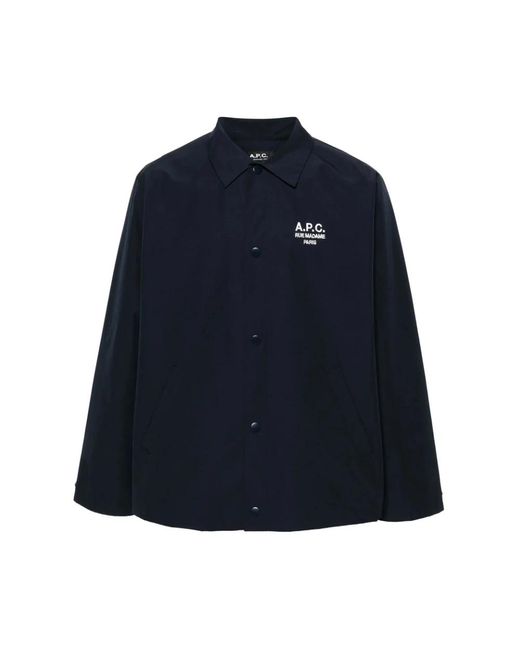 A.P.C. Light Jackets in het Blue voor heren