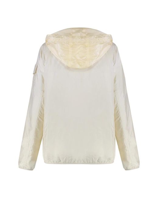 Moncler Jassen ,Techno Fabric Padded Jacket in het White
