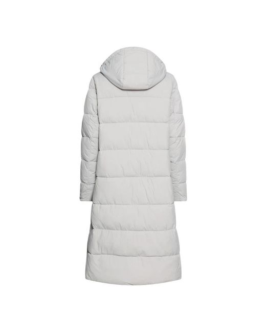 Camel Active Gewatteerde Jas Met Afneembare Capuchon in het Gray