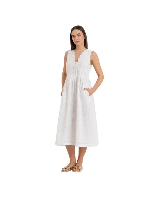 Kocca White Midi Dresses
