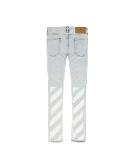 Off-White c/o Virgil Abloh Gray Slim-Fit Jeans for men