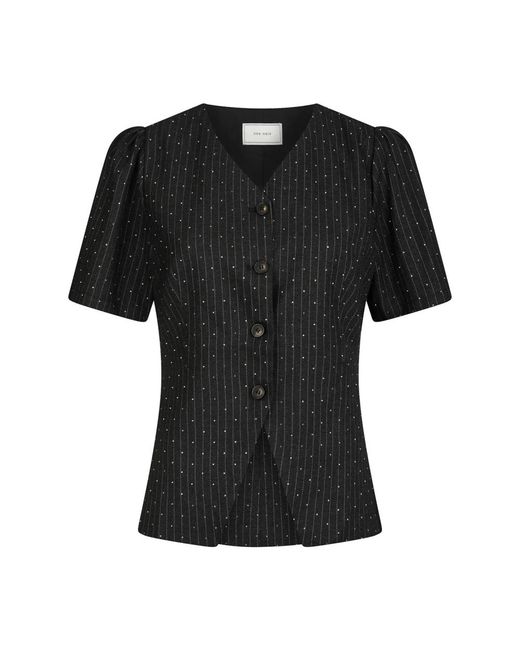Neo Noir Black Blouses