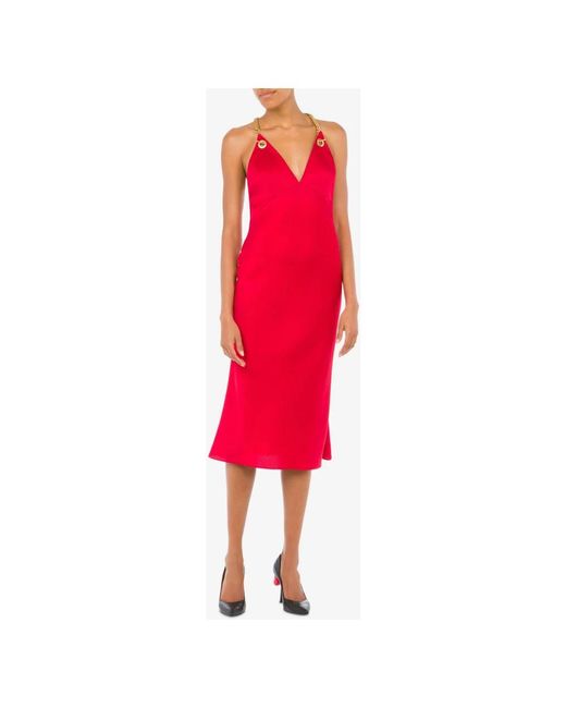 Dresses > day dresses > midi dresses Moschino en coloris Red