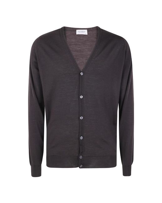 John Smedley Cardigans in het Black voor heren