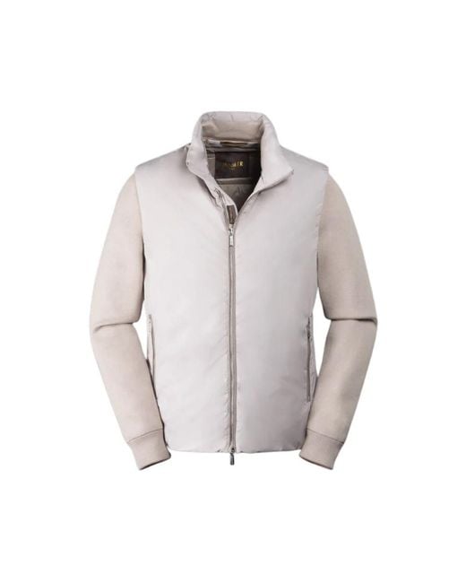 Moorer Gray Down Jackets for men