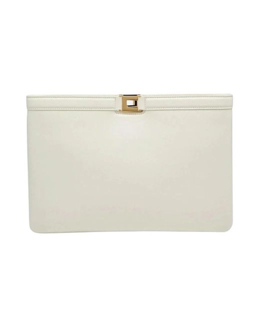 Elisabetta Franchi White Clutches