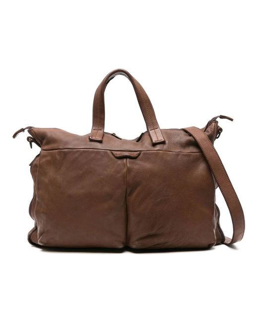 Officine Creative Brown Laptop Bags & Cases for men