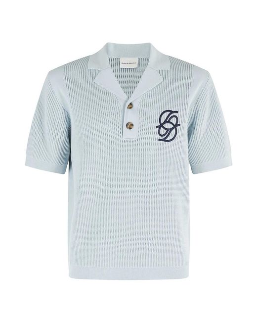 Drole de Monsieur Blue Polo Shirts for men