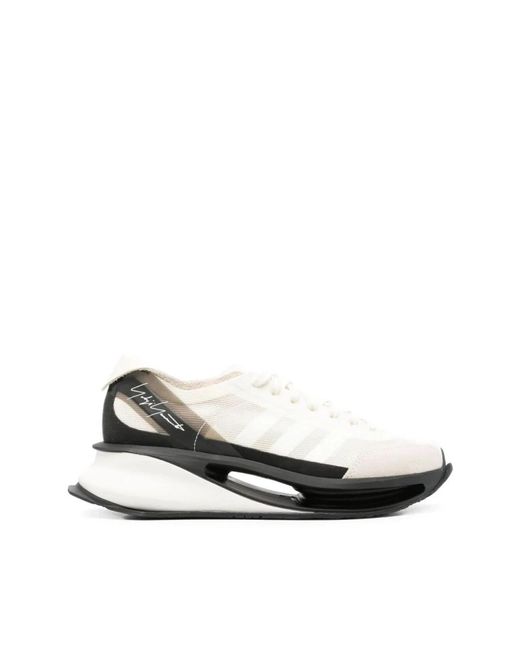 Sneakers cream eleganti di Y-3 in White da Uomo
