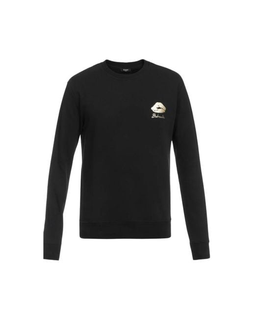 Balmain Black Sweatshirts for men