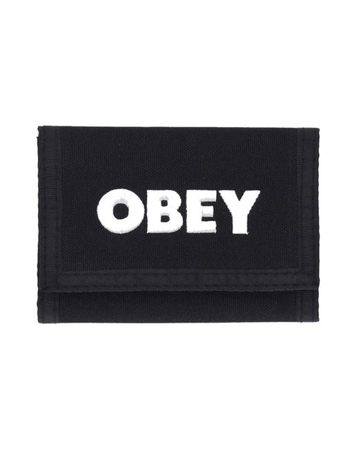 Obey Black Wallets & Cardholders for men