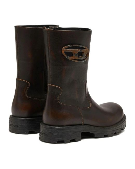 DIESEL Black High Boots