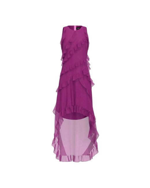Vestido midi de tela sintética Marella de color Purple