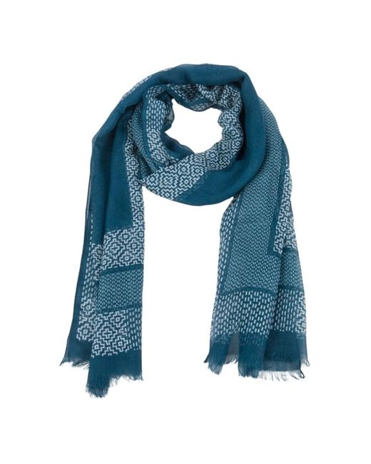 Coccinelle Blue Sciarpe Pelle