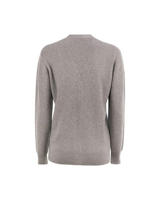 Fabiana Filippi Gray Cardigans