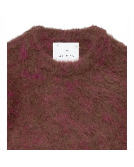 Edwin Baz Pullover in Purple für Herren