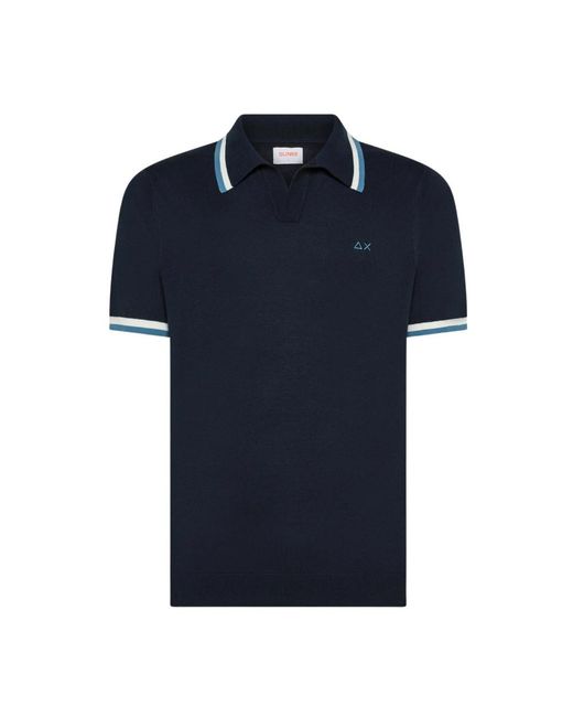 Sun 68 Polo Hemden in het Blue voor heren