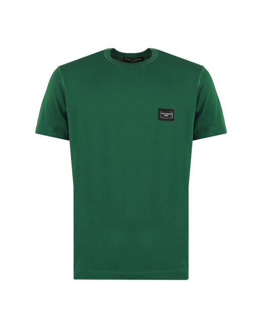 Dolce & Gabbana Green T-Shirts for men