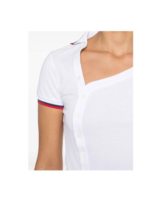 DSquared² White Modisches polo shirt