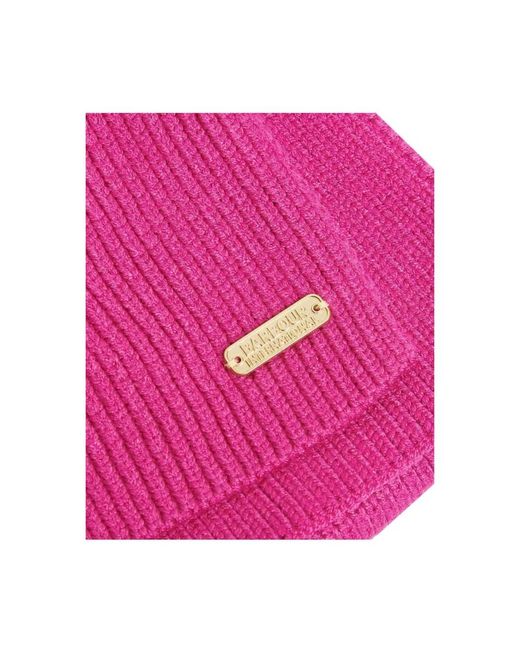 Accessories > hats > beanies Barbour en coloris Pink