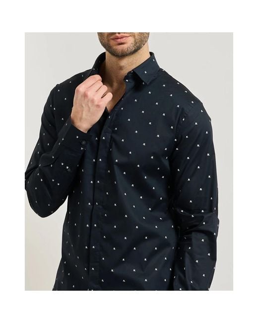 ARMANI EXCHANGE Black Casual Shirts for men