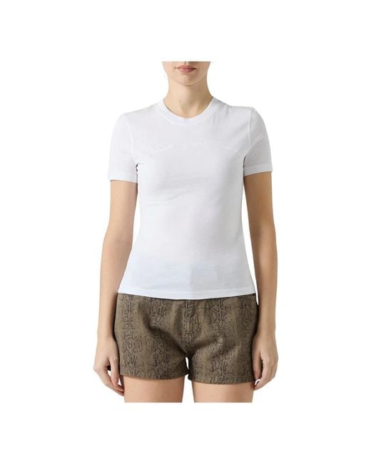 Versace Jeans Couture White T-Shirts