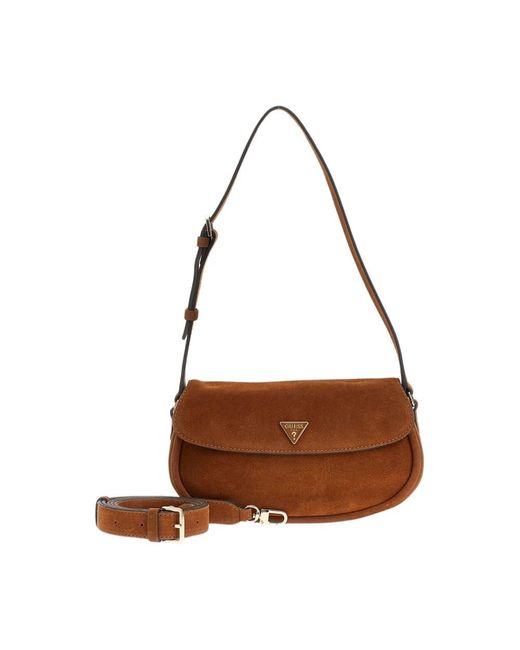 Guess Brown Shoulder Bags
