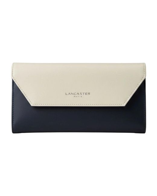 Lancaster Accessoires ,Veelkleurig ,Leer Compagnon Smooth 137-04 in het Blue