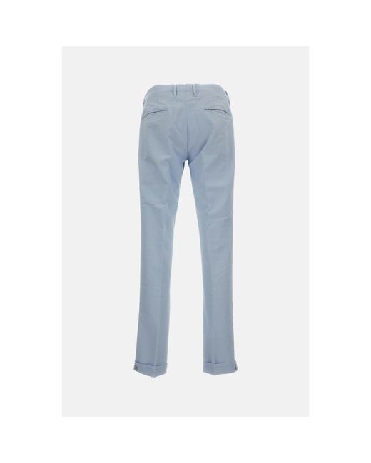 Incotex Broeken ,Blauw ,Katoen Chinos in het Blue voor heren