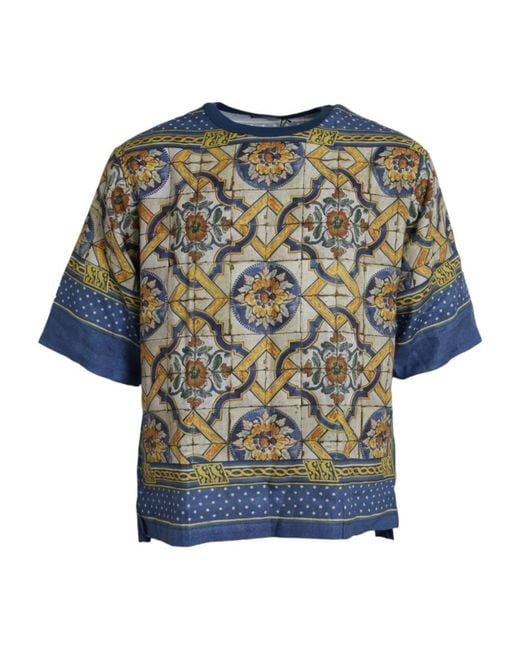 Tops > t-shirts Dolce & Gabbana pour homme en coloris Blue