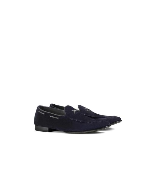 Doucal's Blue Sailor Shoes for men