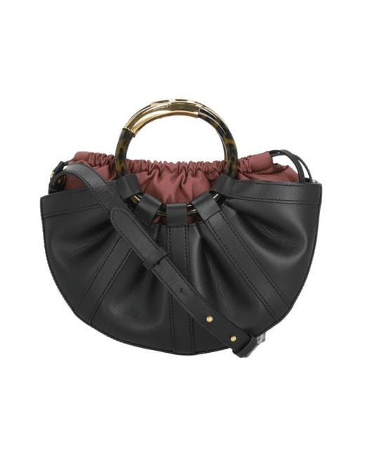 Coccinelle Shell Medium in het Black
