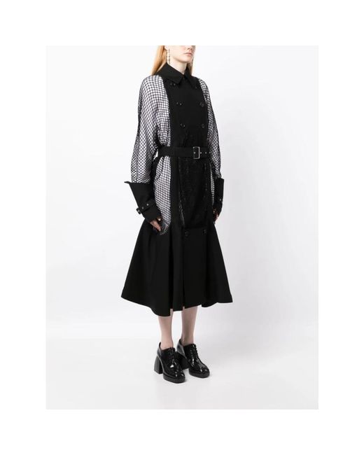 Noir Kei Ninomiya Black Trench Coats