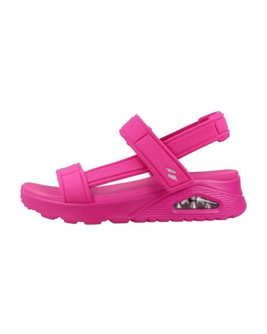 Sandali casual slip-on di Skechers in Pink