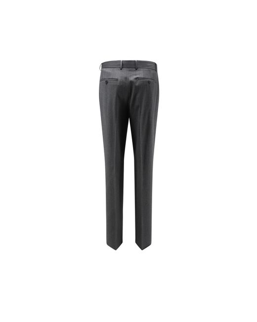 Tagliatore Black Suit Trousers for men