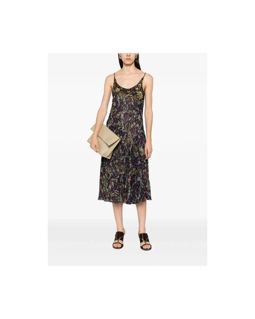 Dries Van Noten Purple Dresses