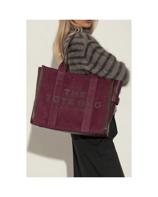 Marc Jacobs Shopper-Type Tote Tas in het Purple