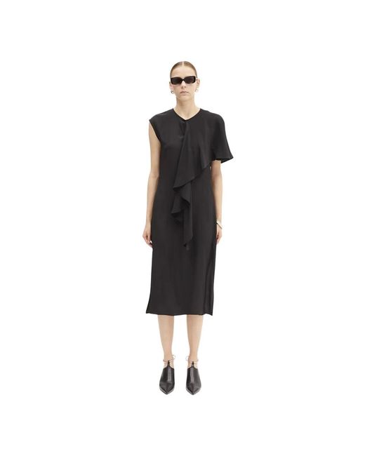 MEIMEIJ Black Midi Dresses
