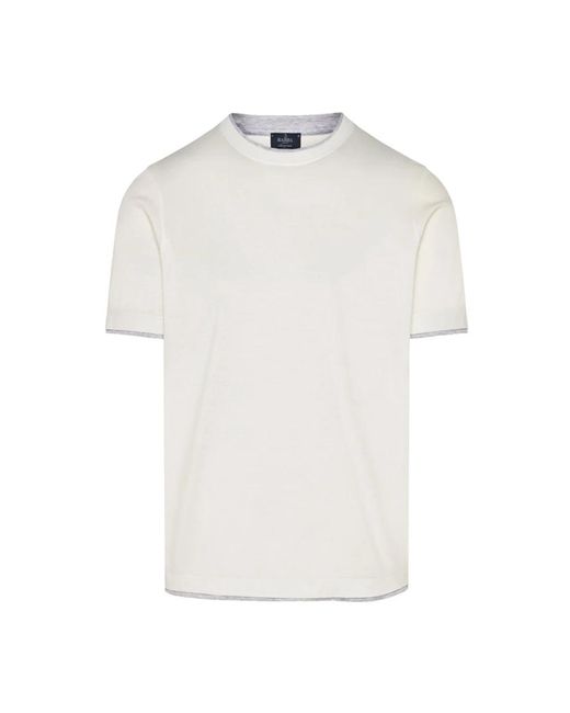 Barba Napoli Schwarze t-shirts und polos für männer in White für Herren