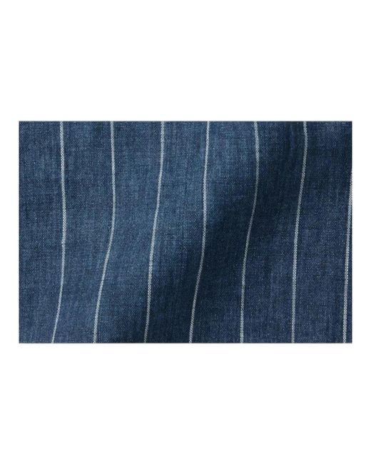 Oscar Jacobson Blue Suit Trousers for men