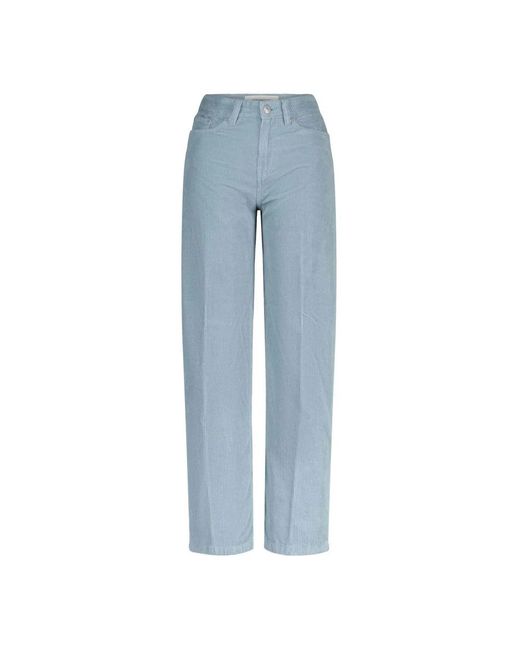 Drykorn Blue Straight Trousers