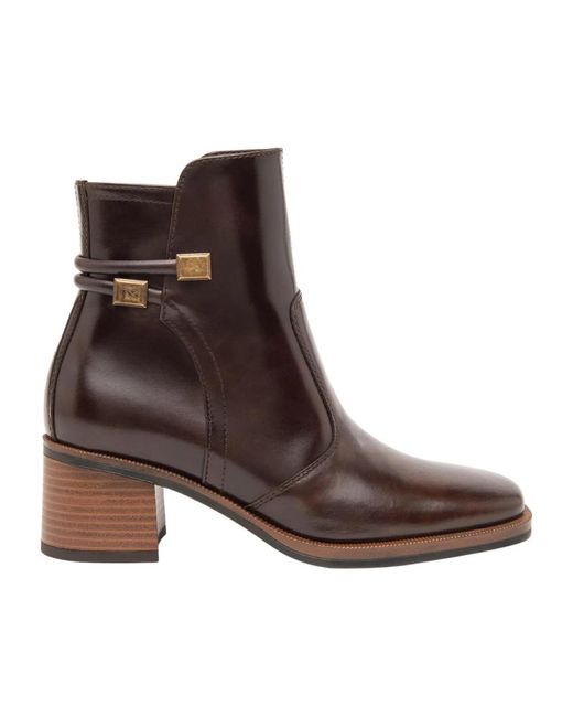 Nero Giardini Brown Heeled Boots