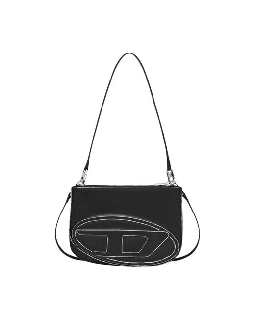 DIESEL Black Shoulder Bags