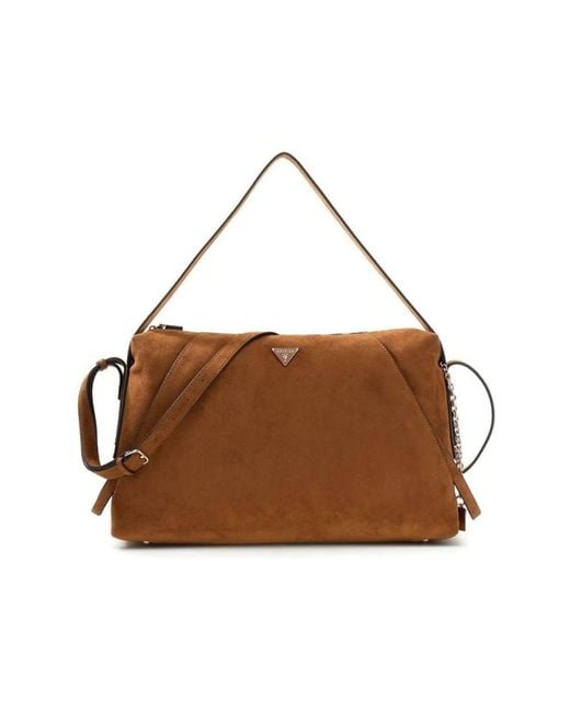 Guess Brown Shoulder Bags