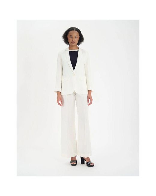 Blazers Ines De La Fressange Paris de color White