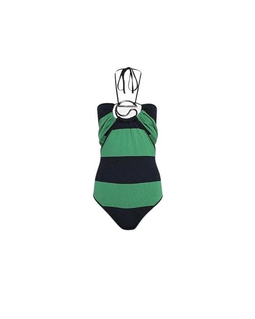 Coperni Badmode ,Veelkleurig ,Polyester Body De Cordon D'Accostage in het Green