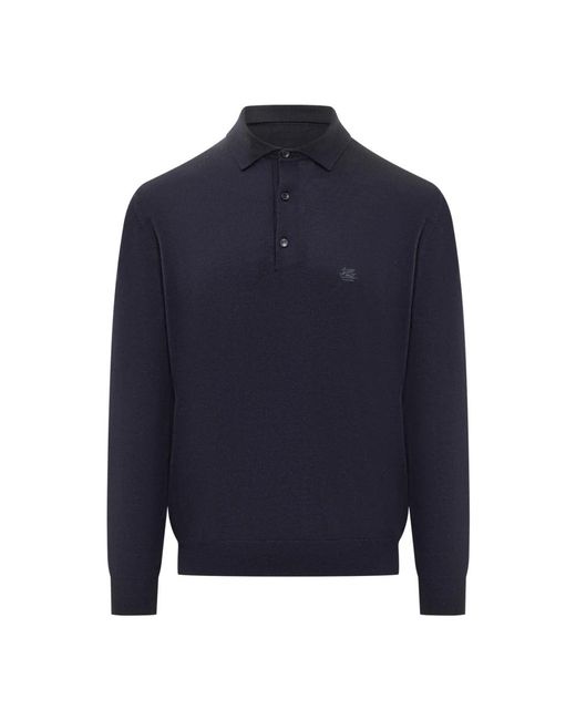 Etro Rundhalspullover in Blue für Herren